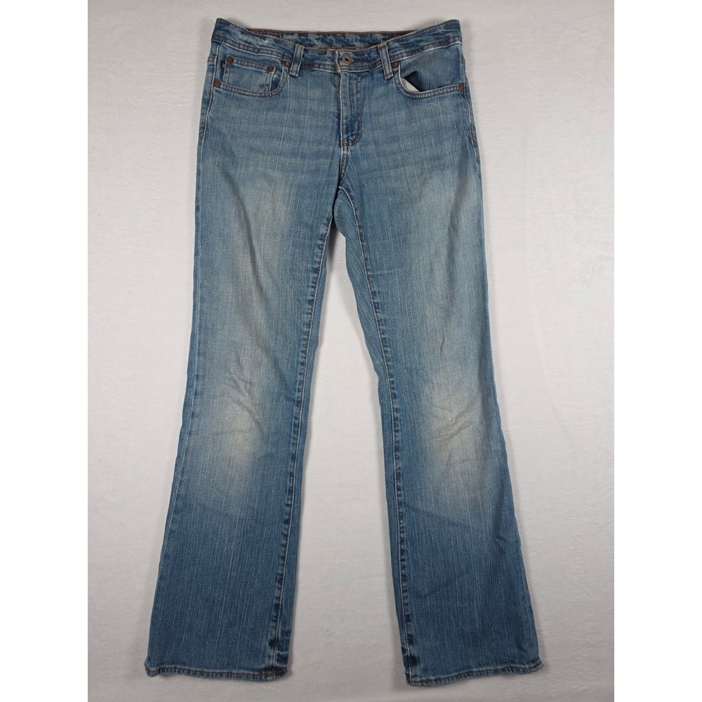 Vintage Polo Jeans Co Ralph Lauren Bootcut Jeans Size 8 Y2K Light Wash Denim